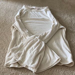 White, Lauren Conrad, Ruffle sleeve top